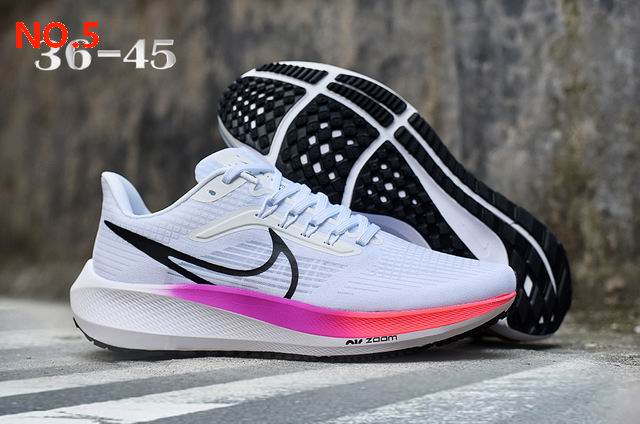 Nike Air Zoom Pegasus 39 Women's Shoes White Black Purple Pink;